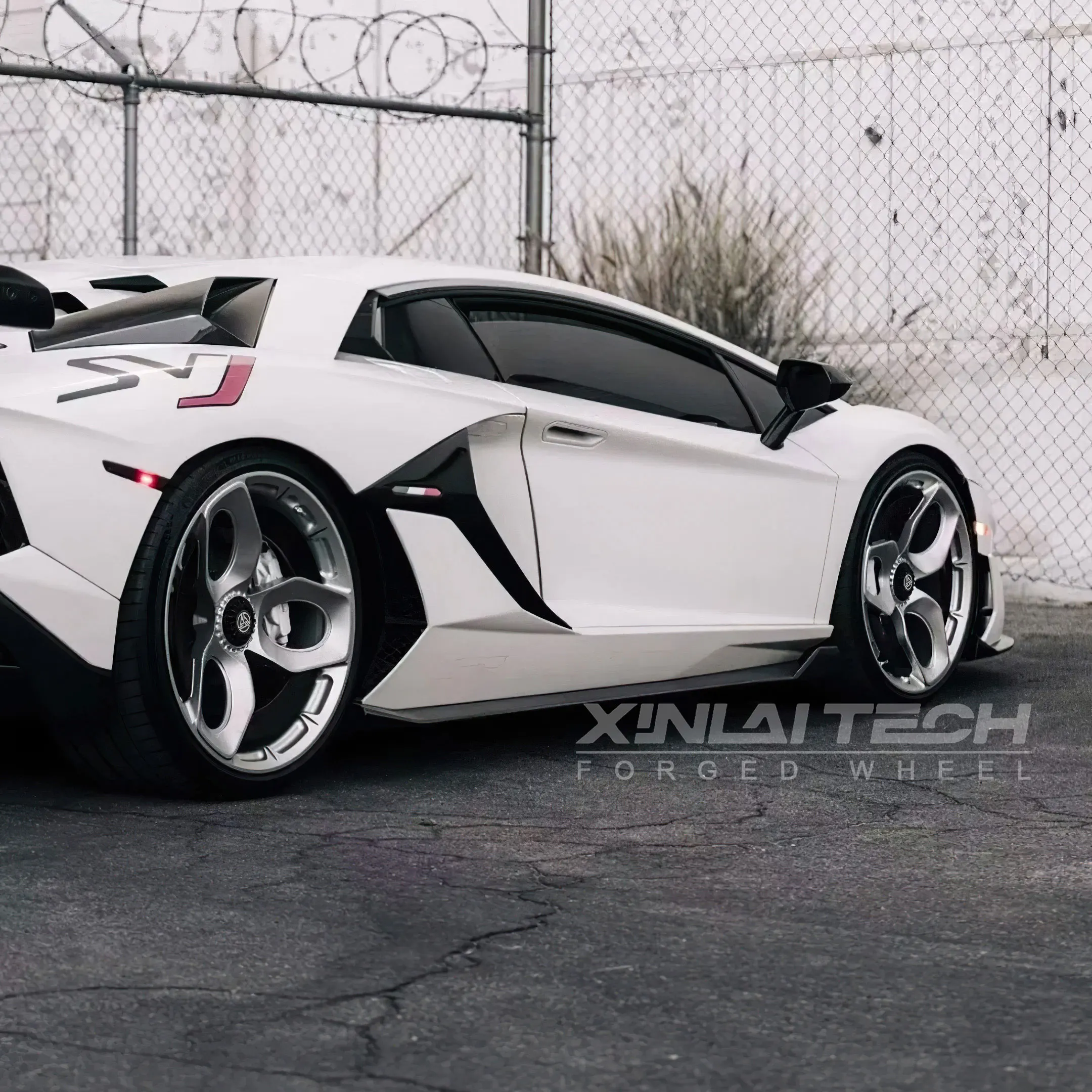 XL Silver Polished 1-Piece Forged Monoblock Rims 5x112 5x114.3 5x127 Aluminum Alloy Center Lock Wheels - Image 4