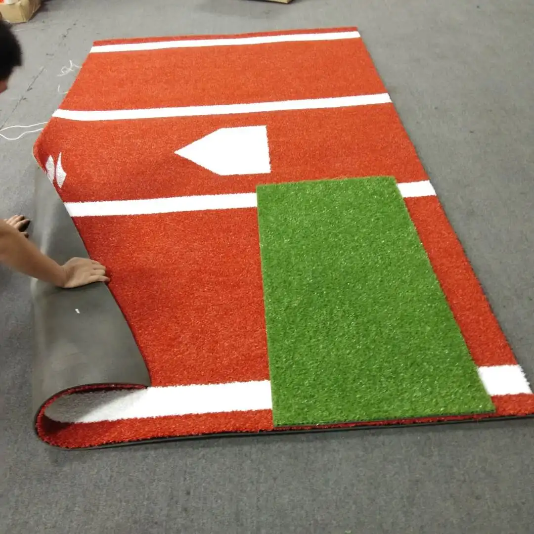 Bm01a Pro Ball Synthetic Turf Batting Mat,Home Plate Mat,12' X 6
