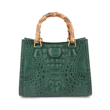 Sac a main femme Luxury Real Genuine Women Crocodile Skin Leather Handle Crossbody Shoulder Handbags For Bags