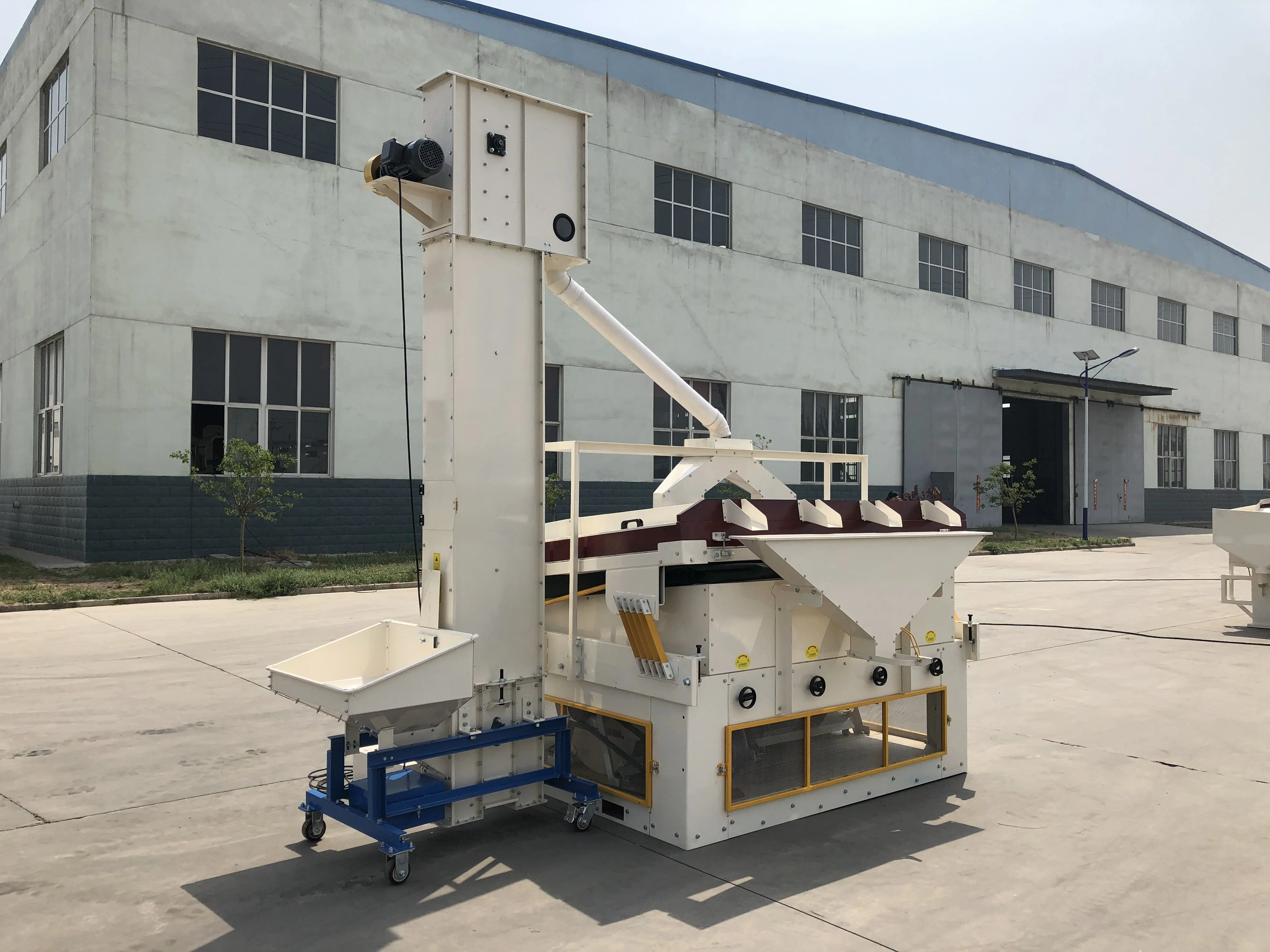 Soybean Destoner Palm Kernel Separator Rice to Stone Removing Machine