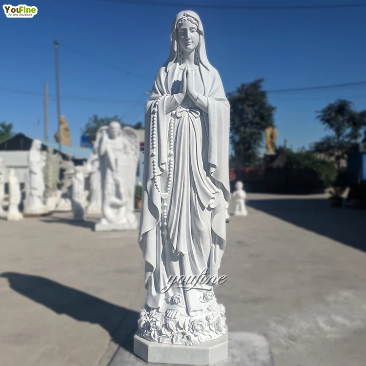 セール！即日納品！ 大理石風 聖母マリア像 彫像 彫刻高さ 約