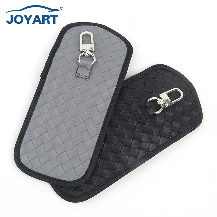 2023 New Style RFID Shielding Pouch for Car Keys RFID  signal Blocker Bag Car Key case Protected Smart Leather Holder