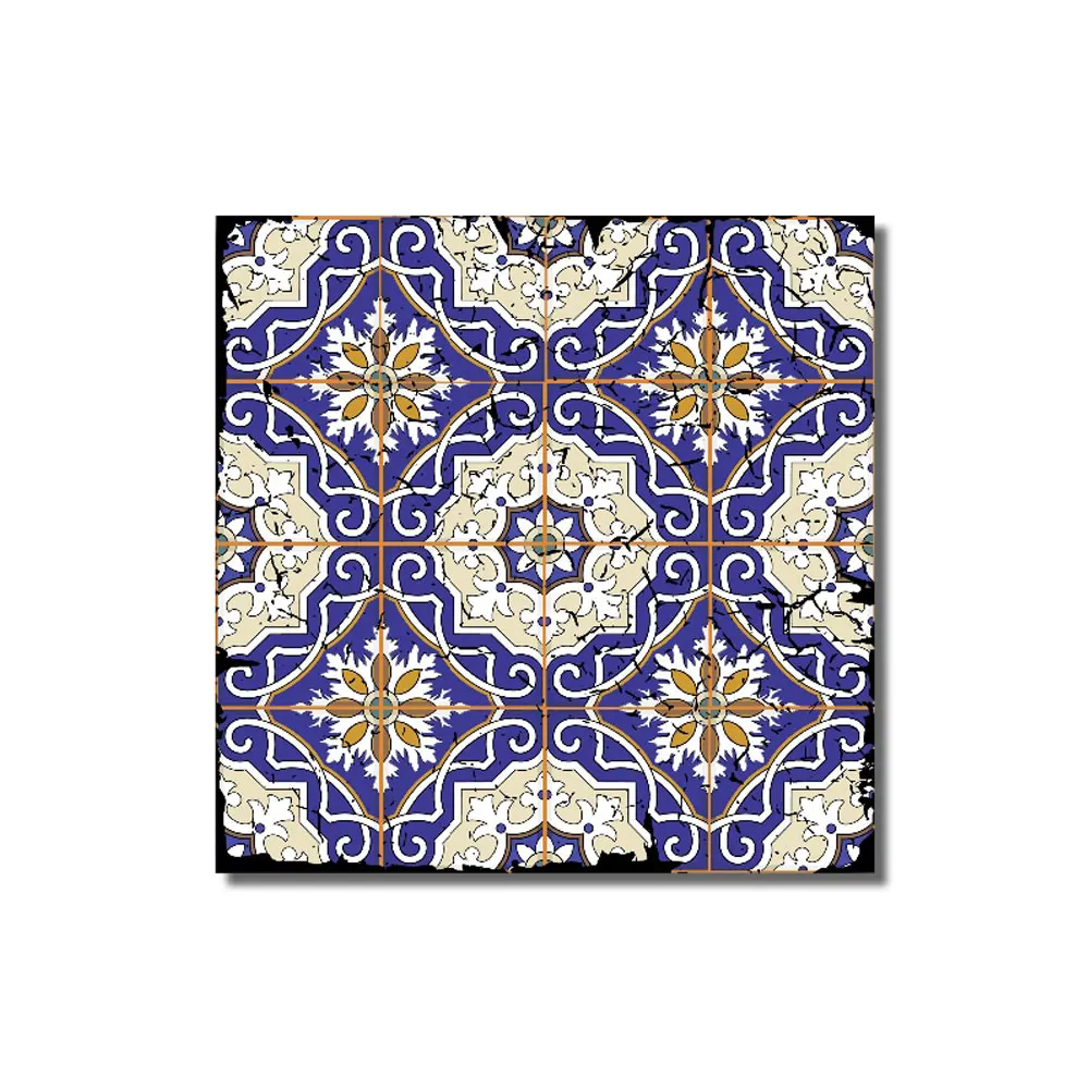 Abstract Floral Pattern Canvas Print Fabric Wall Art Painting
