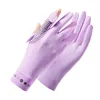 Protection solaire en nid d'abeille pour femme-violet