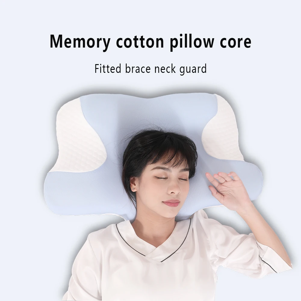 Ergonomic Orthopedic Neck Support Cervical Pillow Removable Cover ...