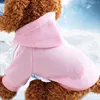 Both legs are pink (without pattern)