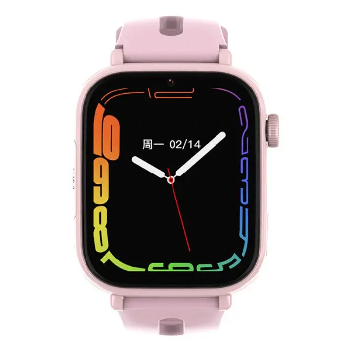 Wonlex RTOS 4G Sim GPS Kids Smart Watch CT20 Children Wearable Devices Rotating Crown GPS SOS Camera Tracking Safety Watch pink