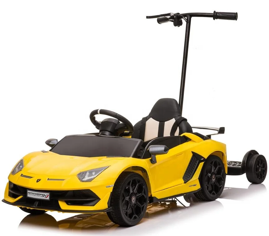 傑作スーパーカー「アヴェンタドールSVJ」が遂に電動乗用カーに！電動乗用カー ランボルギーニ アヴェンタドール SVJ 乗用バッテリーカー 赤/白/緑/黄