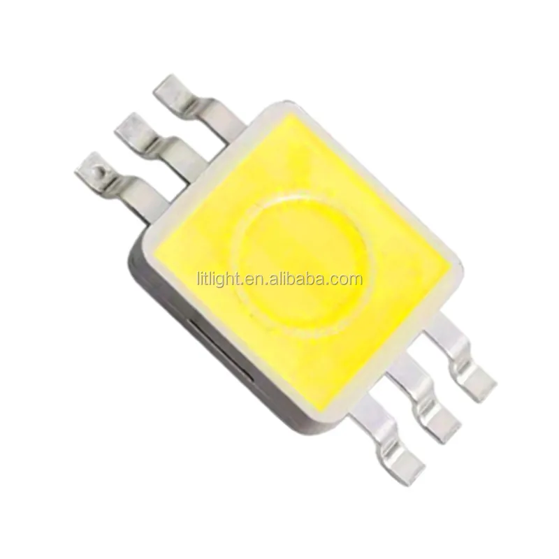 High Power Led Diode PLCC-6  Red Green Blue 3in1 6 Pins 3W 9W 8090 SMD RGB LED Chip, Warm/cool White 9080 9218 5074 Lamp Beads