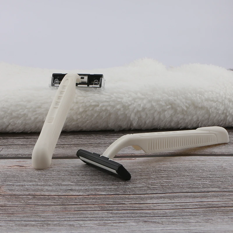 Environmentally Twin Blade Biodegradable razor 2 Blade Disposable Shaving razor Men