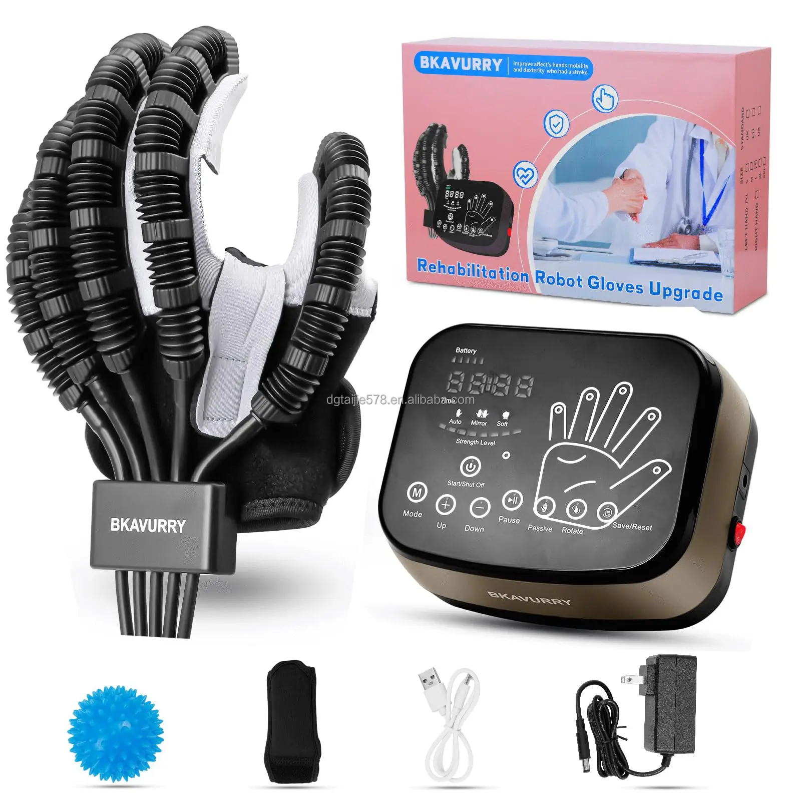 TJ-OM019 Finger Rehabilitation Hand Stroke Robot Gloves Physical Therapy Equipment for Hand Stroke Recovery