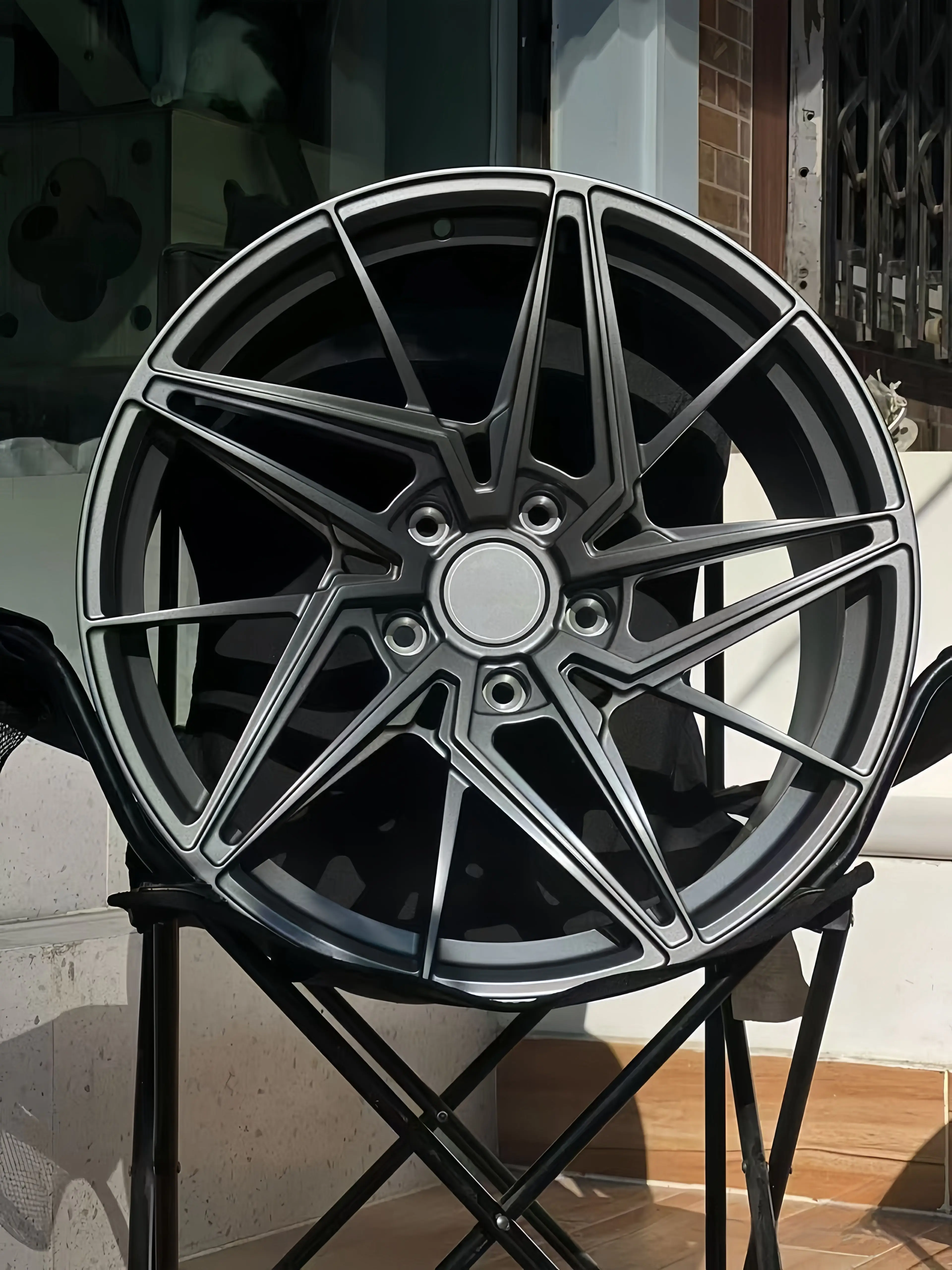 XINLAI Hot 1 Piece Forged Brushed Polished 5x120 5x112 5x114.3 18 19 20 21 22 Inch Wheel for Racing Car Wheel - Image 2
