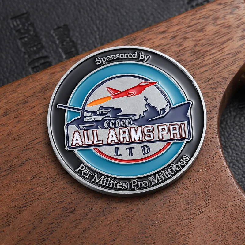 Custom Coins Metal Zinc Alloy Table Sports Challenge Coins Enamel Silver 3D Double Side Snooker Billiards Coins Collections 19