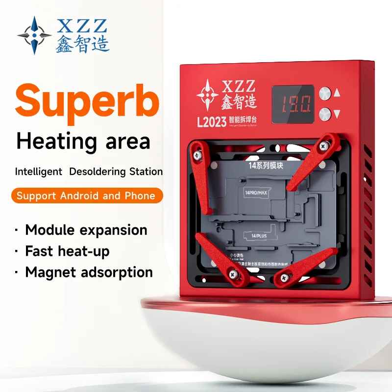 XZZ L2023 Middle Layer Heating Face ID PCB Board Repair Tool Heating Platform Preheater for Iphone X/11/12/13/14/15/16 Pro/Max