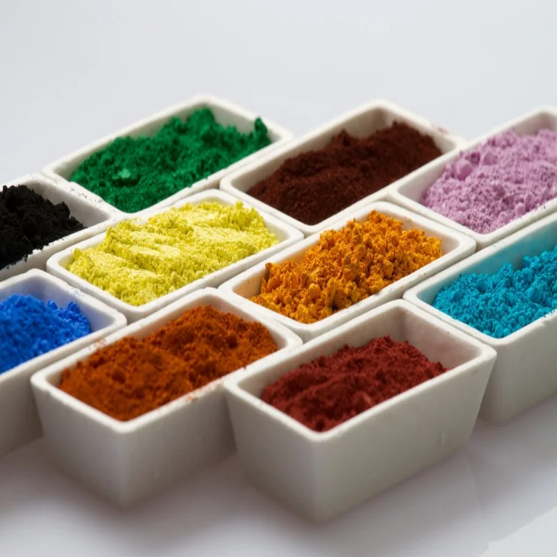 China Factory Supply Iron Oxide Pigments Multiple Colors Iron Oxide Red/Yellow/Blue/Green/Black Concrete Dye Price factory