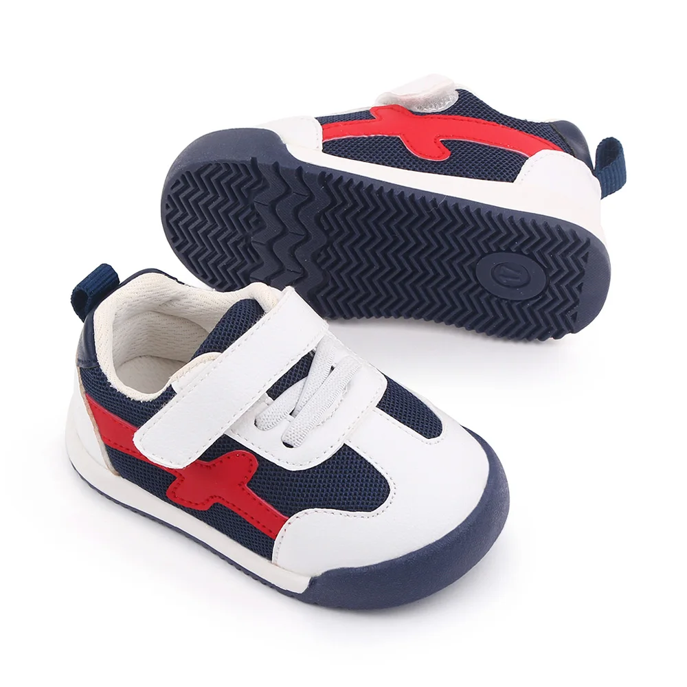 Baby Toddler First-Walking Trainers Sneakers Rubber Sole Infant Boys Girls Soft Kid Cute Walking Athletic Running Shoes details