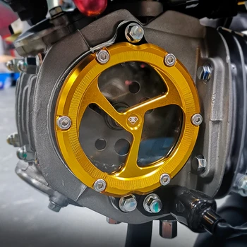 Motorcycle Engine Parts CNC Protector Guard Transparent Clutch Cover for HONDA Cub cc110