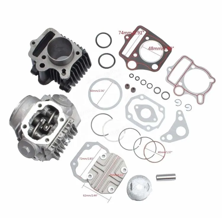 Заводская изготовленная на заказ Головка блока цилиндров для мотоцикла c70 комплект для Honda C 70
