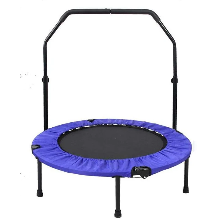 Source Low Price Foldable Mini Fitness Trampoline with Adjustable Foam Handle on m.alibaba.com