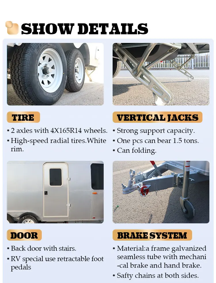 Mobile Camper Legal Registration House Camping Trailer Offroad Caravan