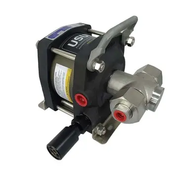 High end   USUN  Model: AF60  stainless steel end similar haskel  high pressure air driven hydraulic test pump