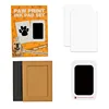 Black rubbing 1 set + 2 paper photo frames
