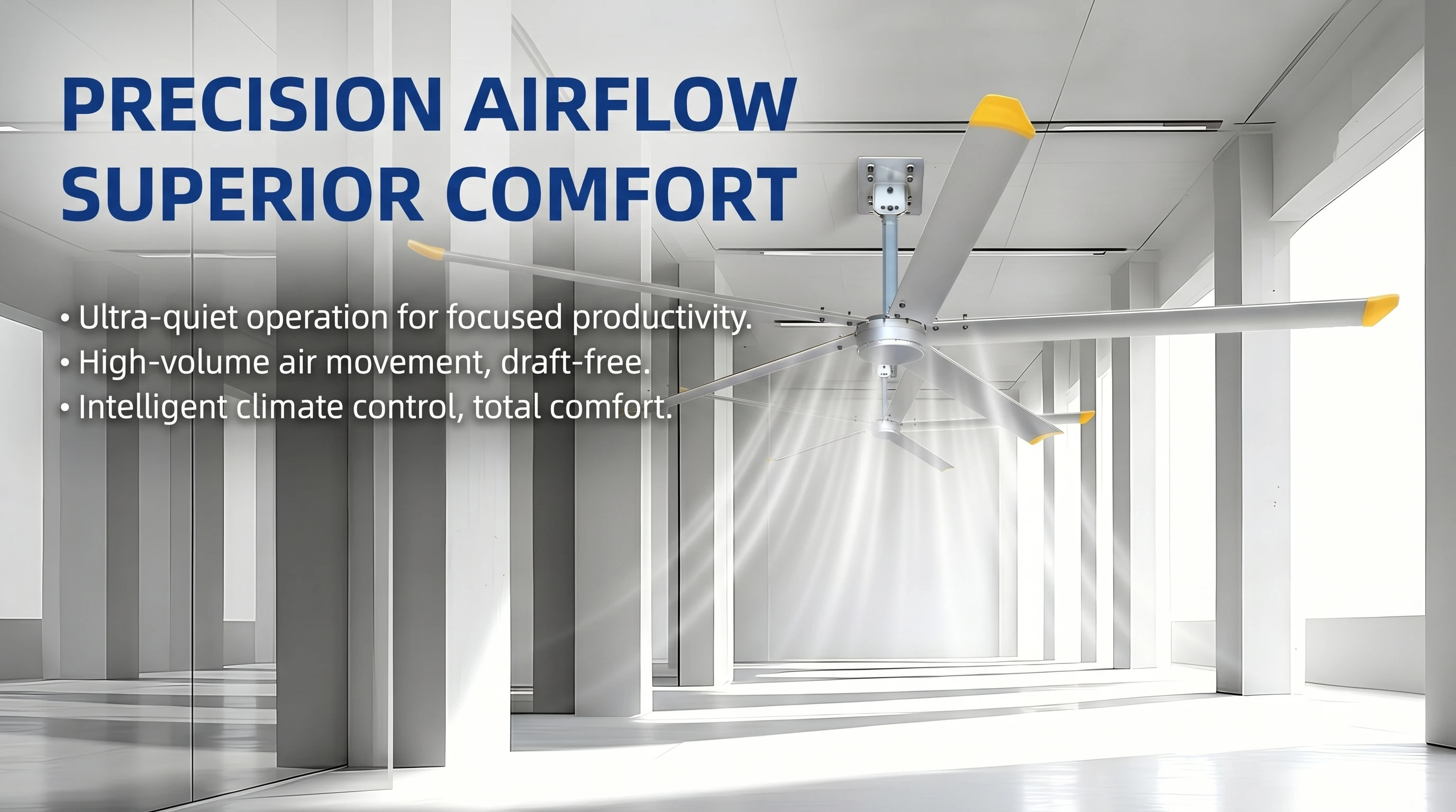 Ceiling Fan, Dia.3.1M, 10ft, PMSM, HVLS - detail 10