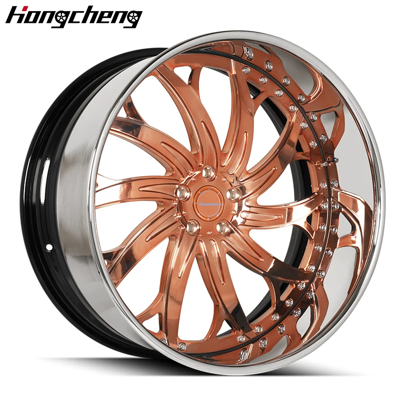 Two Piece Concave Rims 5x112 5x114.3 19 20 21 22 Inch Alloy Wheels ...