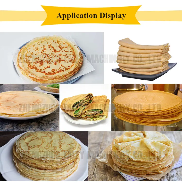 Automatic Pancake Machine Dosa Machine Stainless Steel Bread Crepe Making Machine