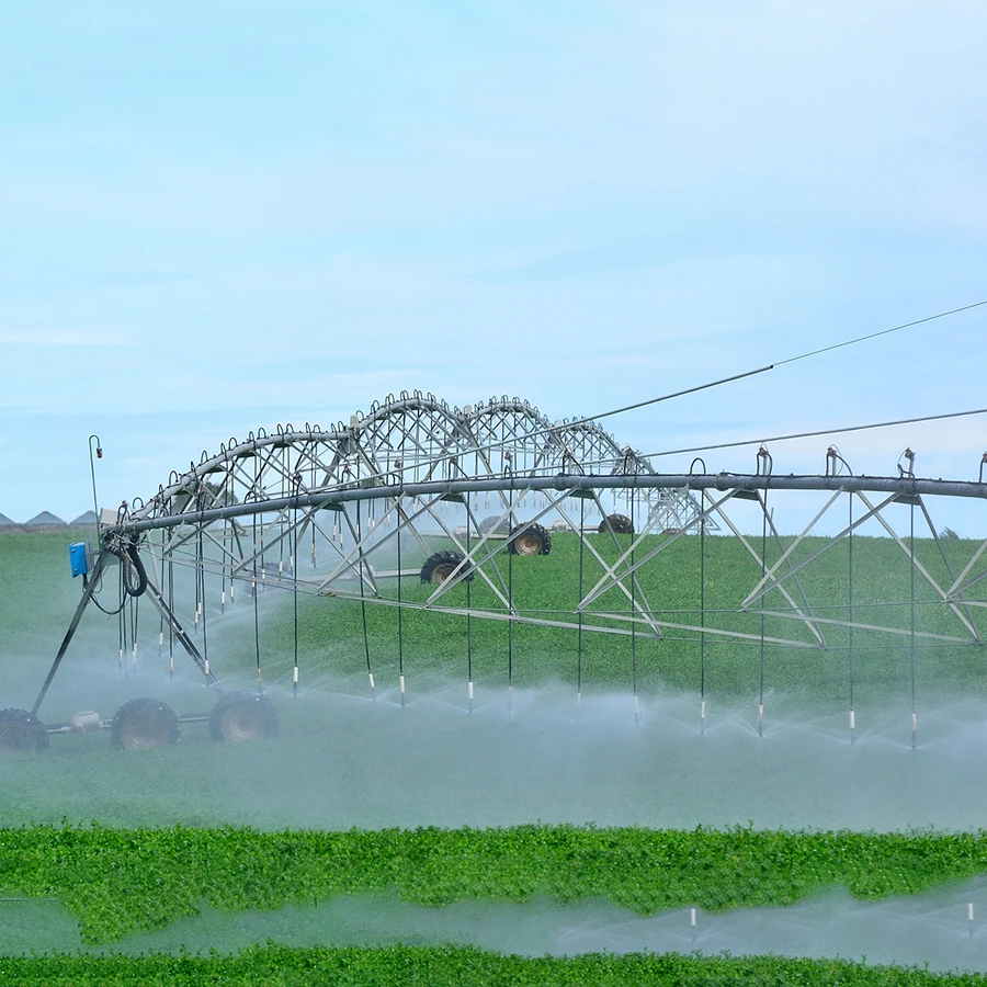 Low Cost Agricultural Machine for Center Pivot Irrigation Wheel Included IoT Control System Pump Motor Core Components System