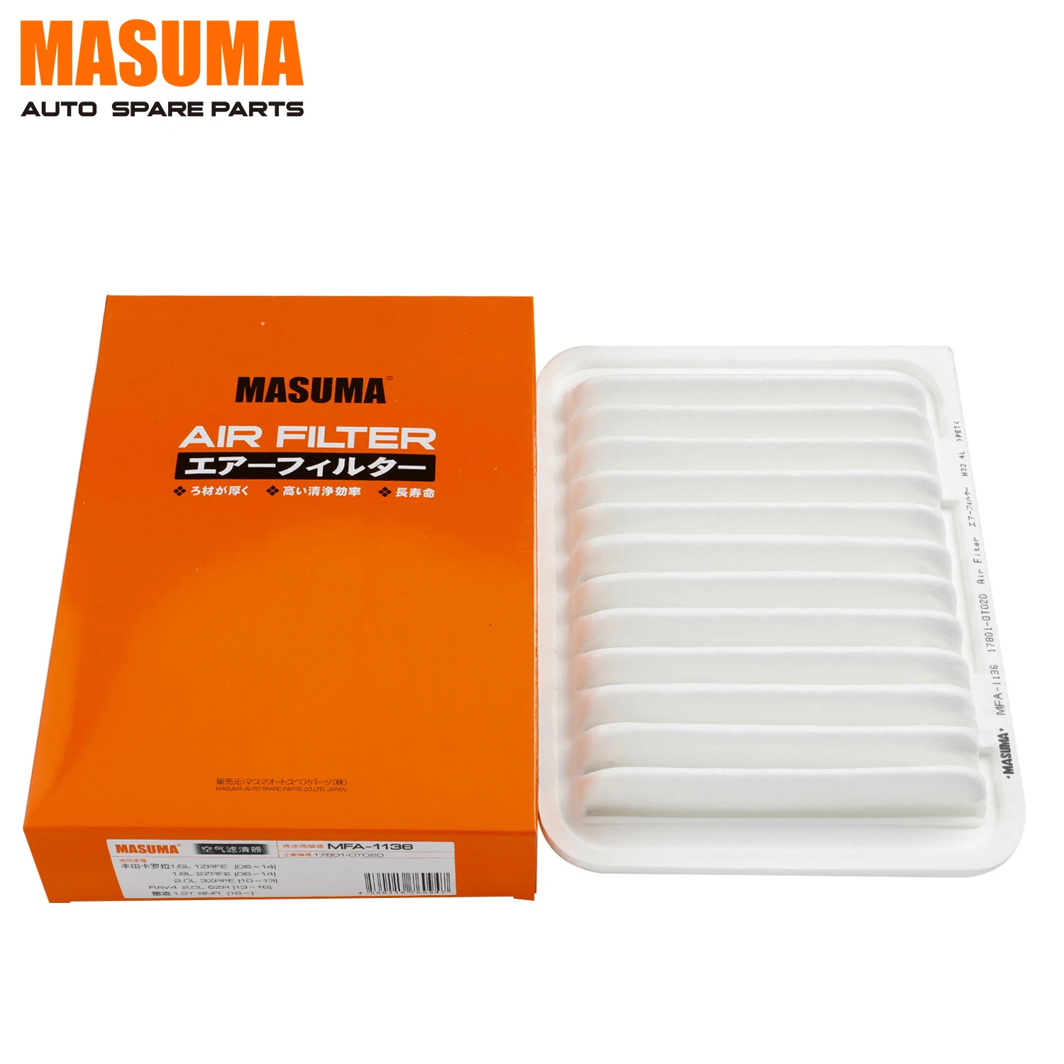 Mfa-1136 Masuma Auto Universal Air Filter 17801-0d060 17801-0d090  17801-0m020 For Lexus - Buy Guangzhou Air Filter,Air Intakes,Parts Air  Filter Product on Alibaba.com