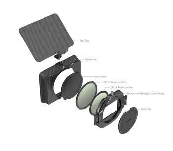 Small Rig 4411 Matte Box with Adjustable Clamp and VND Kit detail image