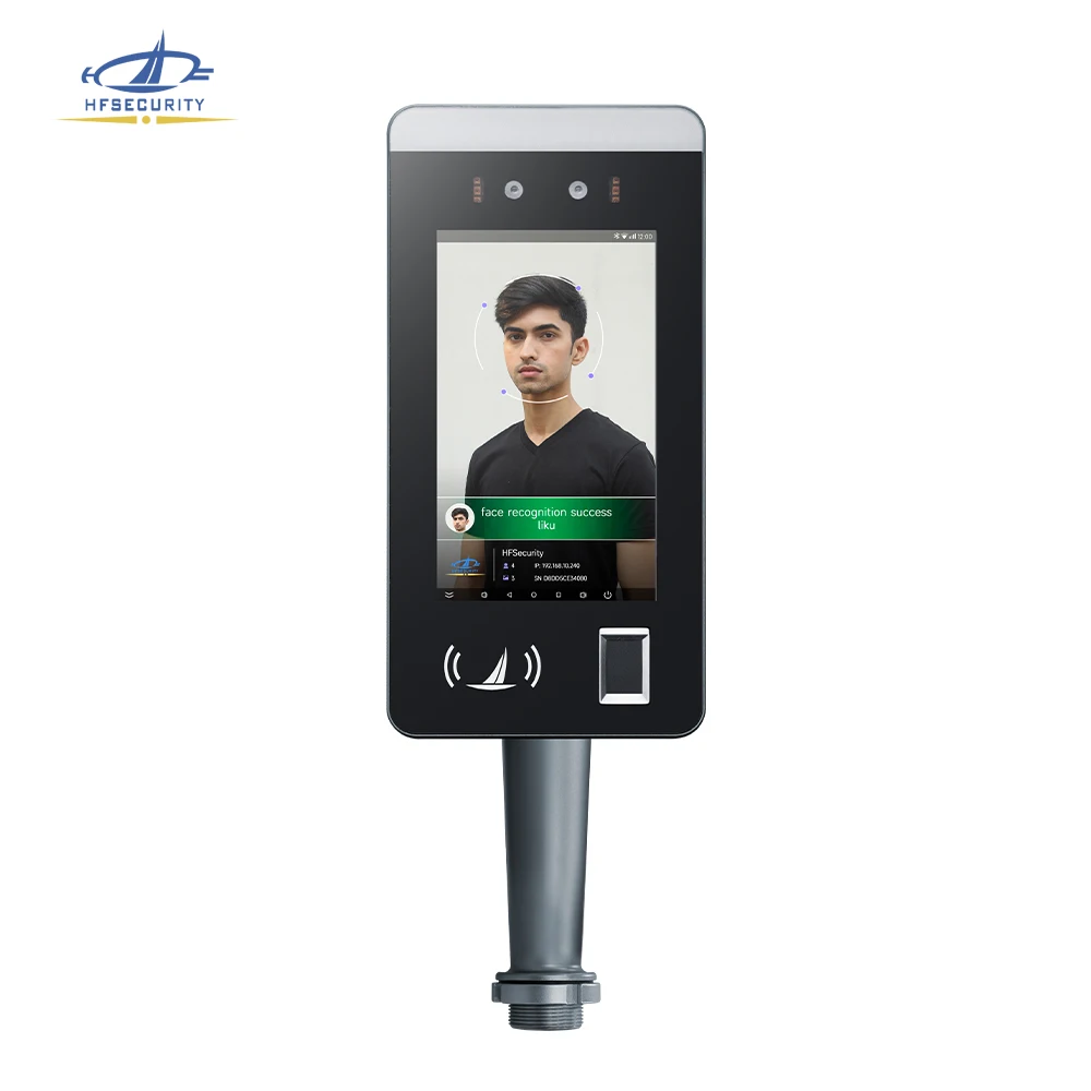 HFSecurity FR07 QR Code NFC Palm Reader Face Recognition Time Attendance Machine Biometric Access Control