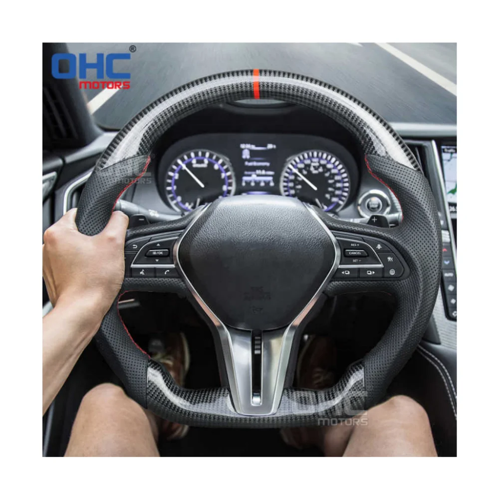 Q50 Q60 Steering Wheels For Infiniti Q50 2017 2018 2019 2020 2021 2022 Exhaust Convertible Coupe