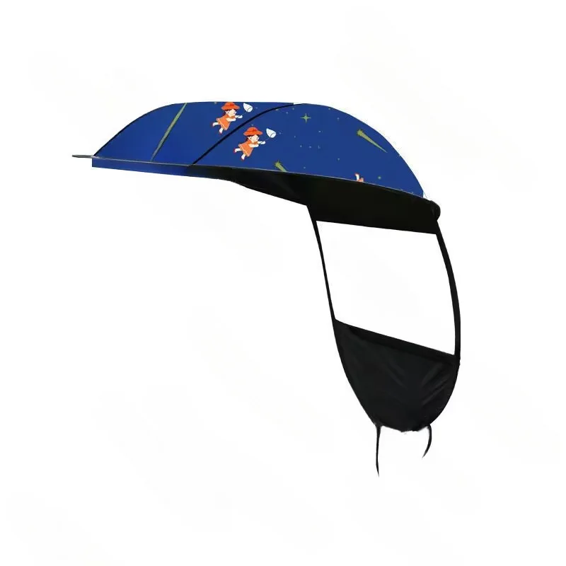 Hot Selling Durable All Weather Shockproof Anti Slip Motorcycle Umbrella