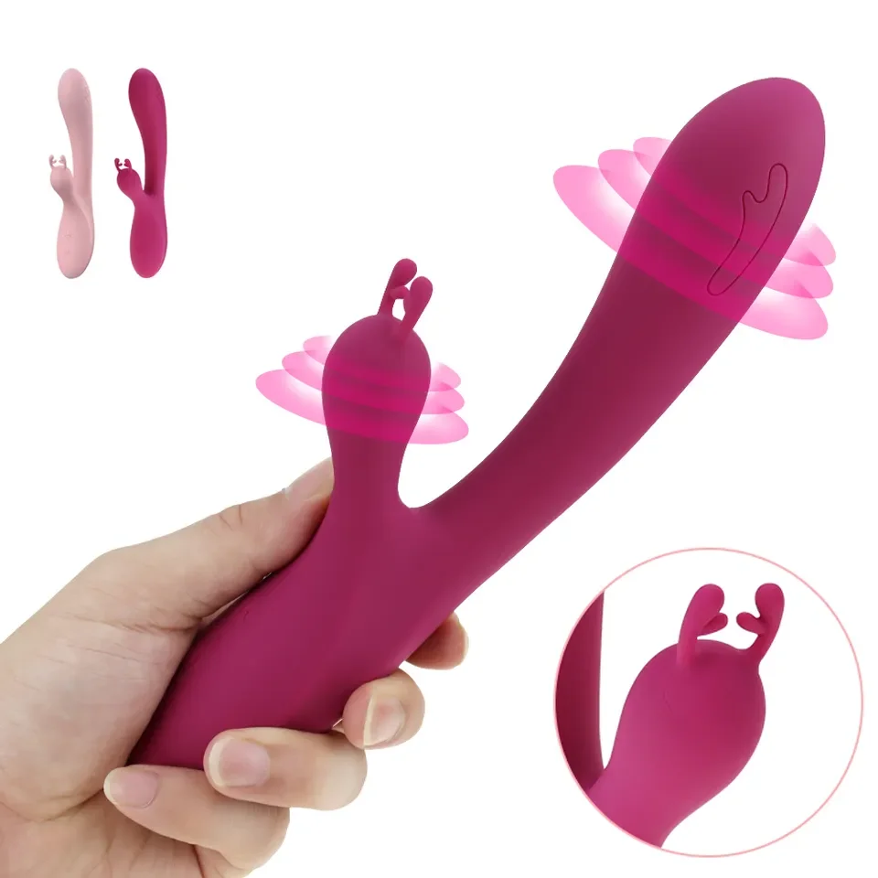 G Spot Rabbit Dildo Vibrator Orgasm Powerful Masturbation Dual Motor  Vibration Wellness Sex Toys for Women Massager