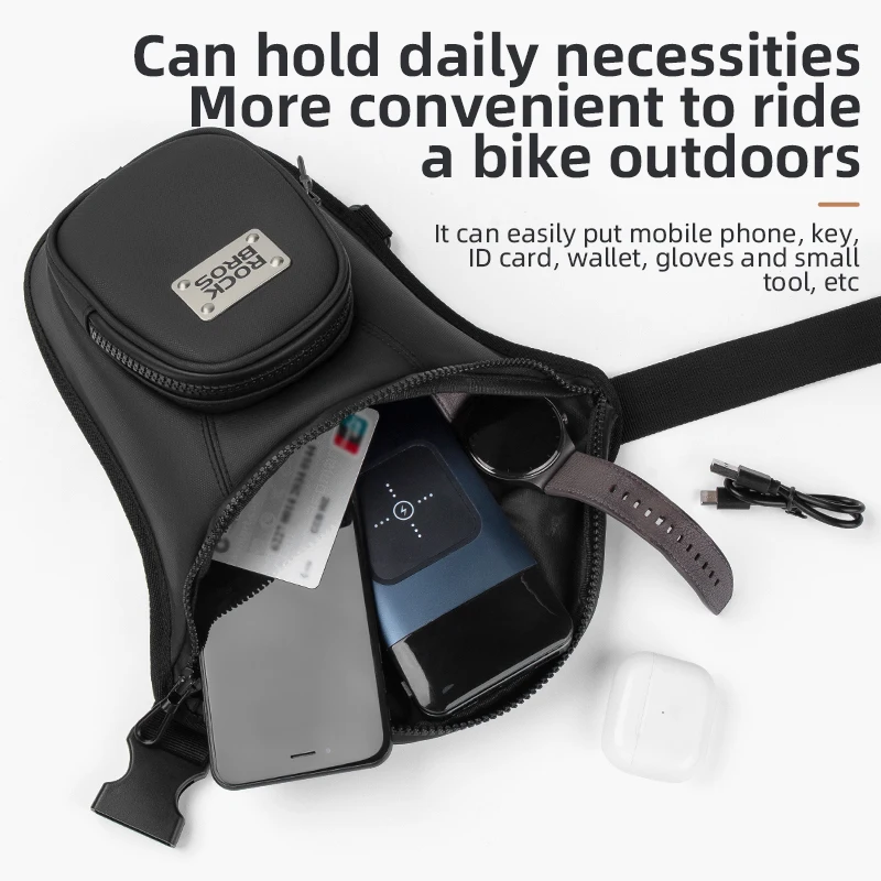 Marsupio Da Gamba Per Moto Impermeabile - Regolabile, Multitasche, Per Ciclismo, Viaggio E Sport