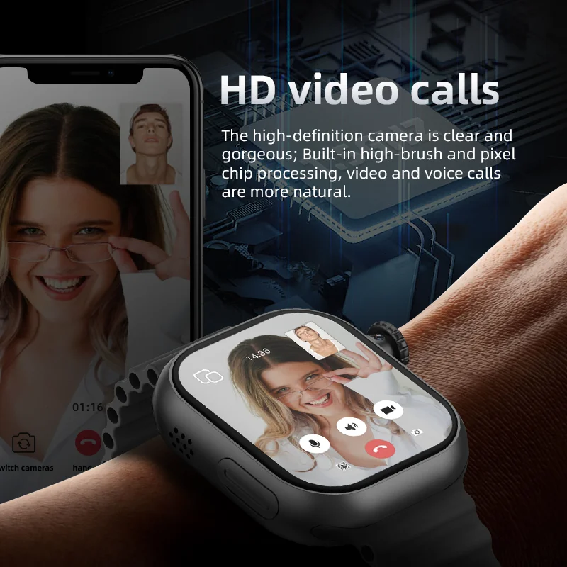 HOWEAR HW - S10 CALL Smartwatch | 4 + 64GB Large Memory, Dual - Camera, 5G+ Multi - Functions