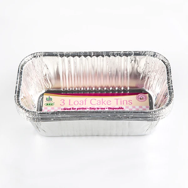 New Product Explosion TIA CB39 Oil-Resistant Waterproof square Buffet Food Aluminum Foil Container