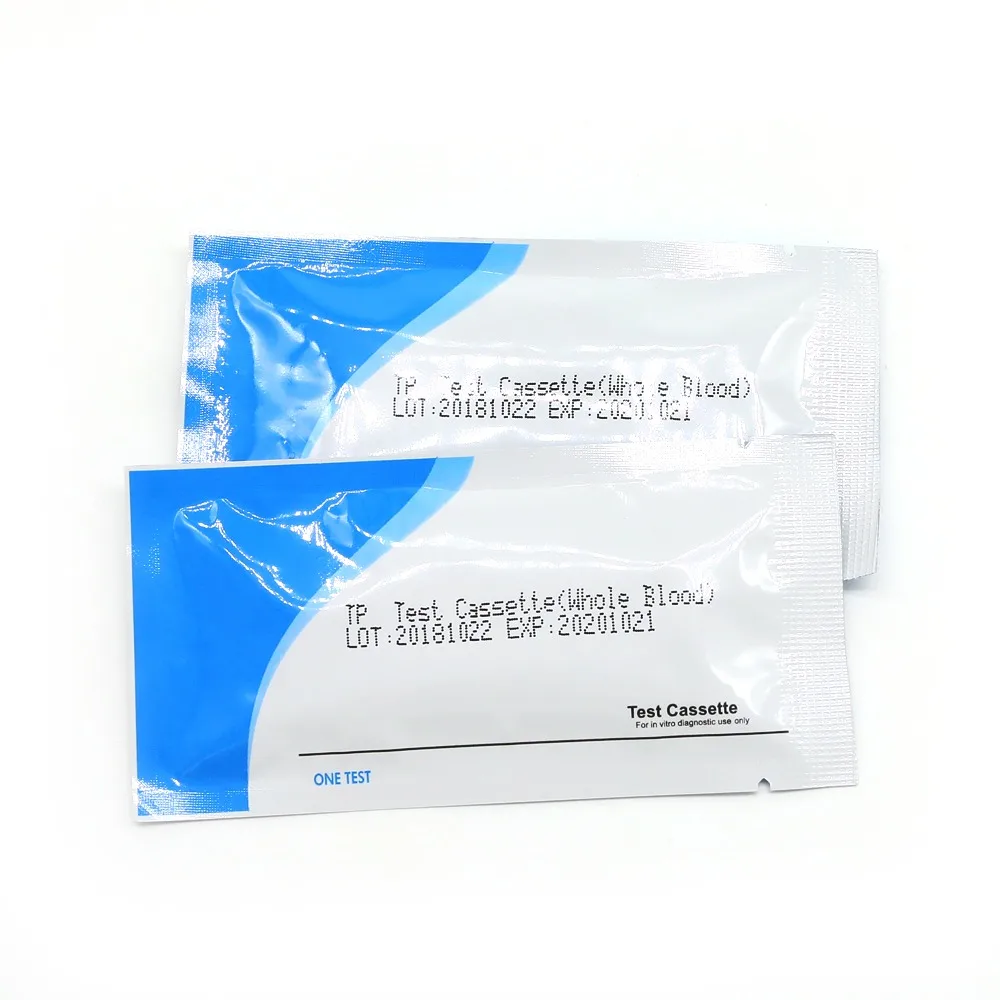 Medical Disposable Diagnostic One Step Syphilis TP Rapid Test Cassette factory