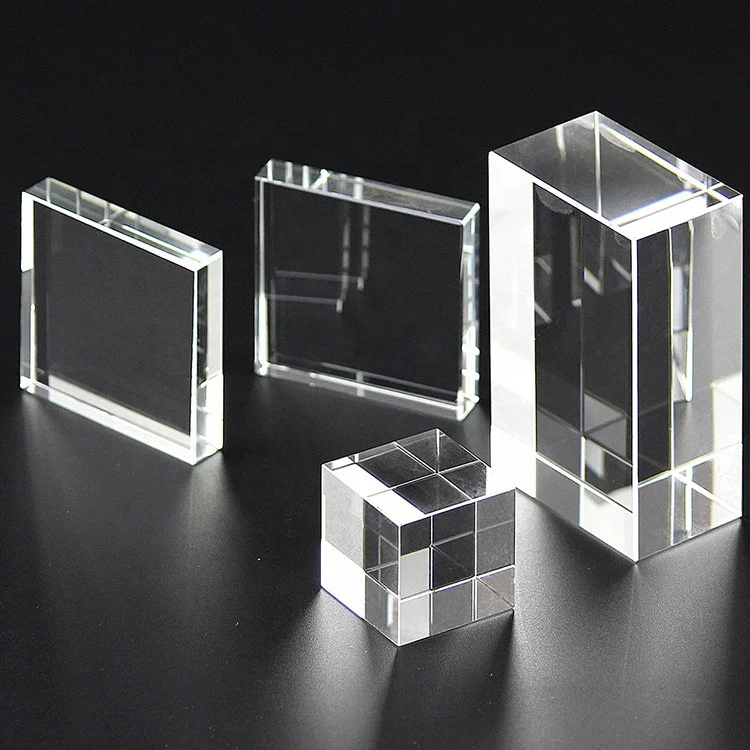 Wholesale k9 crystal 3d glass cube laser engraver