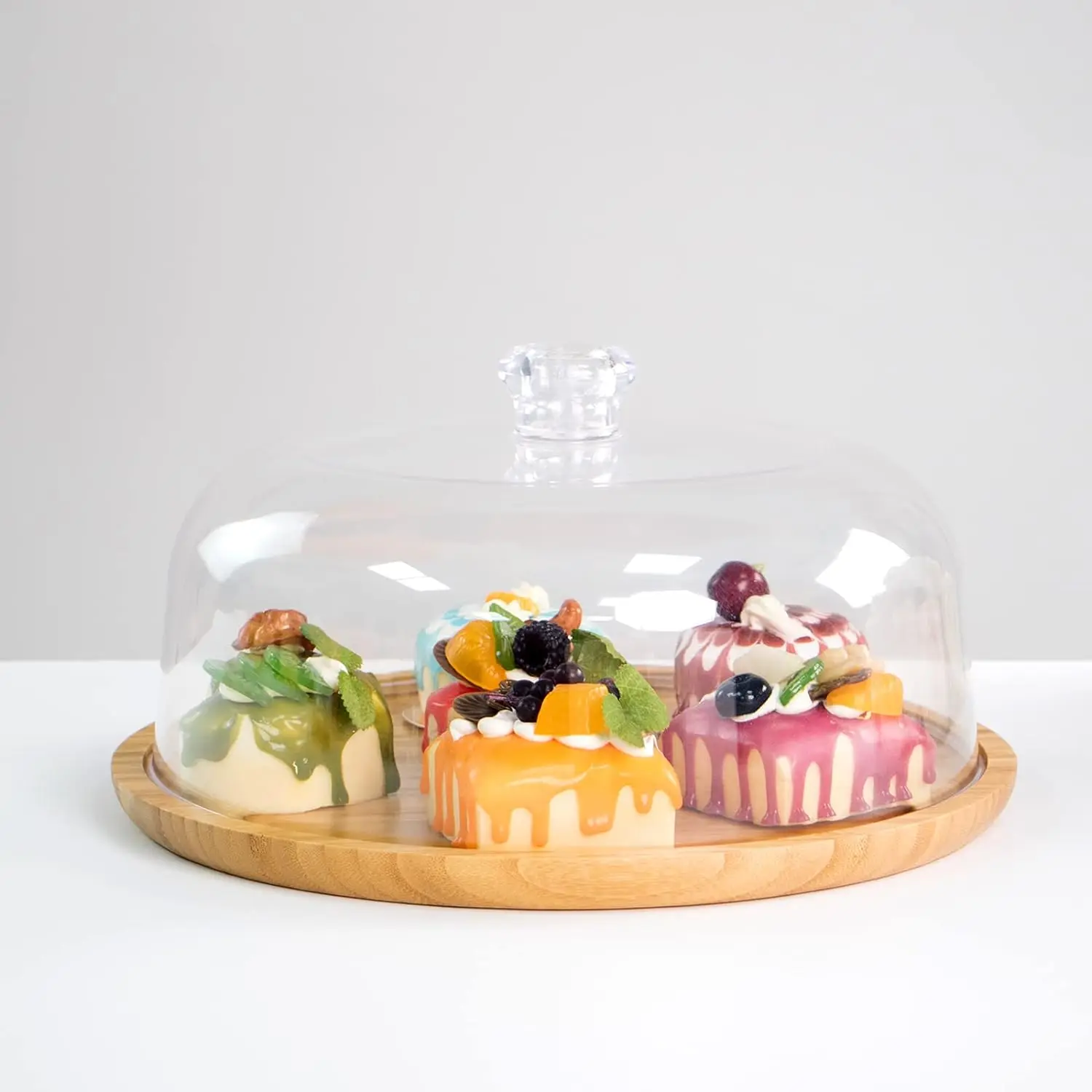 3 Acryl-Kuchenscheiben – 16 Cm Durchmesser, 3 Mm Stark – Transparent, Wiederverwendbar