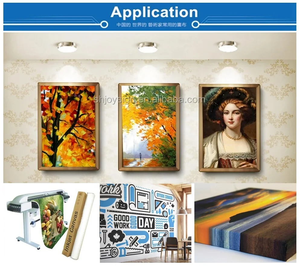Factory Cheap Price Canvas Roll Blank White Polyester Cotton Canvas for Printing