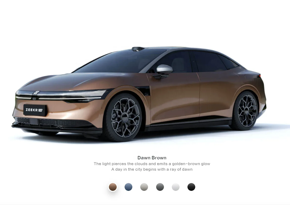 2024 Zeekr 007 Electric Car - High Performance & Smart Drive