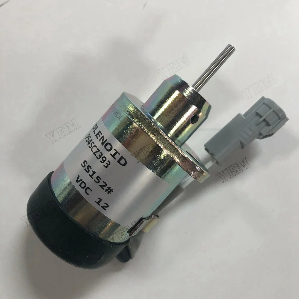 Fuel Stop Solenoid PS45CZ393 for Kubota V2607 V3307 Linde 1219 Engine 3