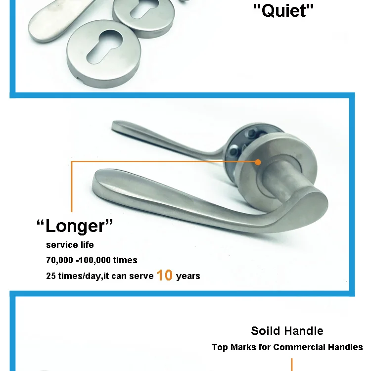 Classic Chile Hotel Insulation Door Bedroom Casting Zinc Alloy Door