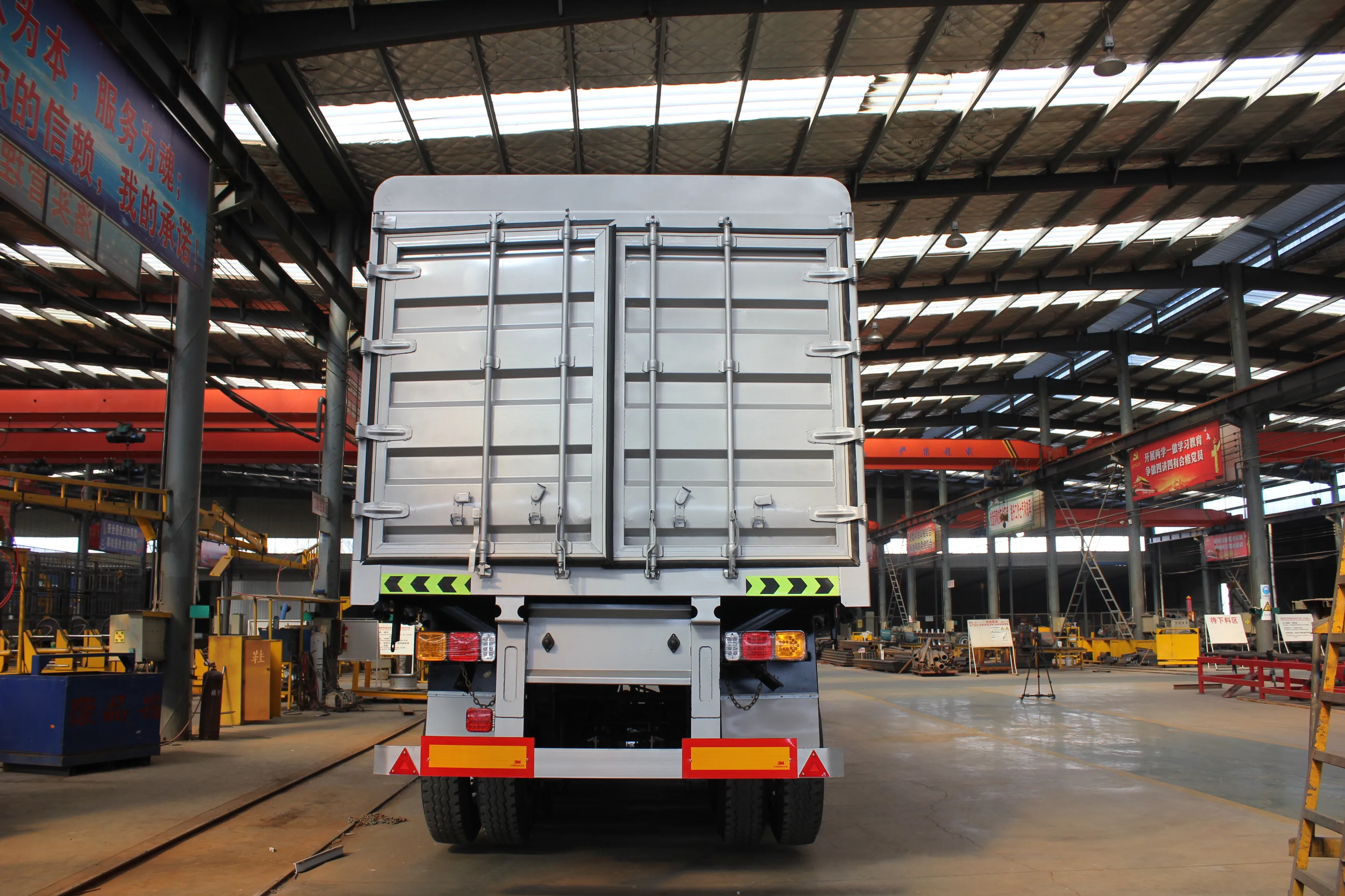 3 轴重型运输货物偏高围栏半挂车围栏平板车拖车dolly - buy bulk