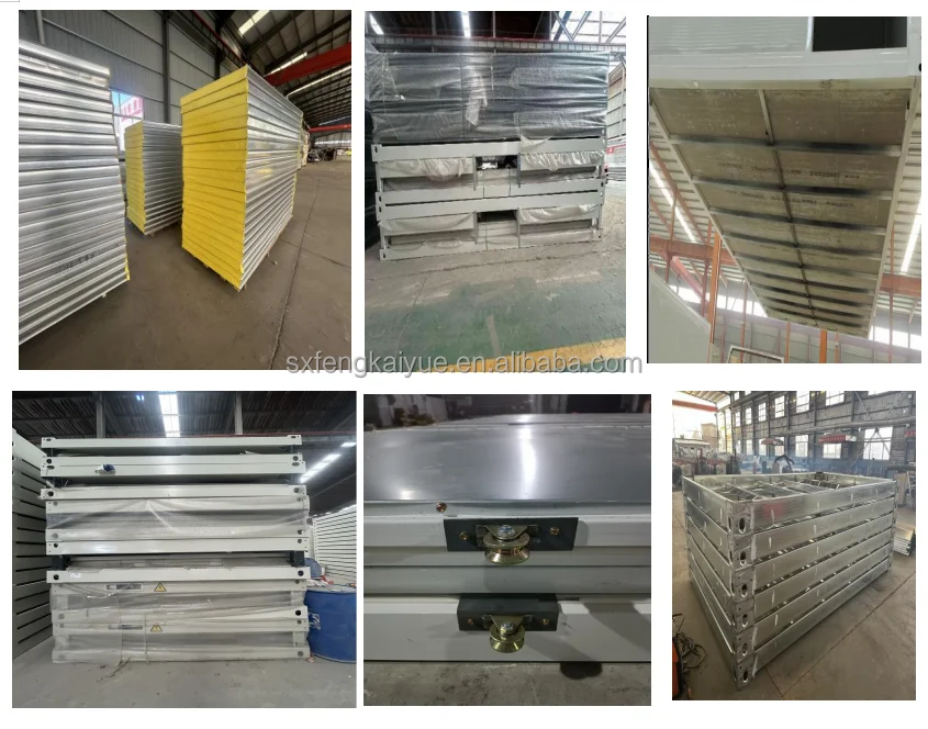 Easy Install 20ft Pre Fab Container House Portable Office Container Shelter Prefab Mobile House Used for Garages Houses