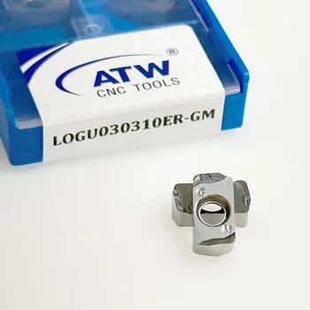 ATW CNC Lathe Carbide Cutting Tools LOGU030310ER-GM Machining Aluminum Inserts