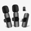 Mic * 2, receptor * 1, adaptador Lightning * 1